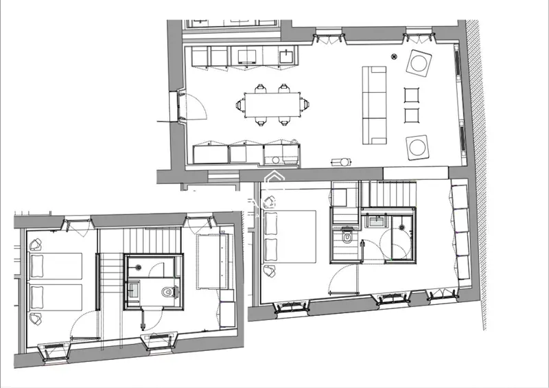 190 m² duplex with 35 m² terrace in Palau Moxó, Gothic Quarter — 44