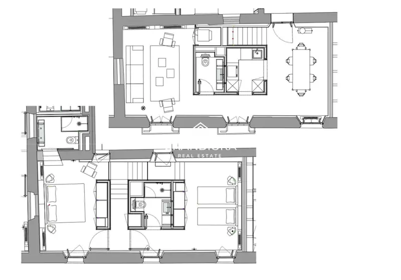 140 m² loft-style duplex with private patio in Palau Moxó, Gothic Quarter — 42