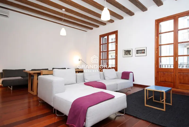 Furnished rental in El Born · 2 bedrooms, Catalan vault and plenty of light — 2